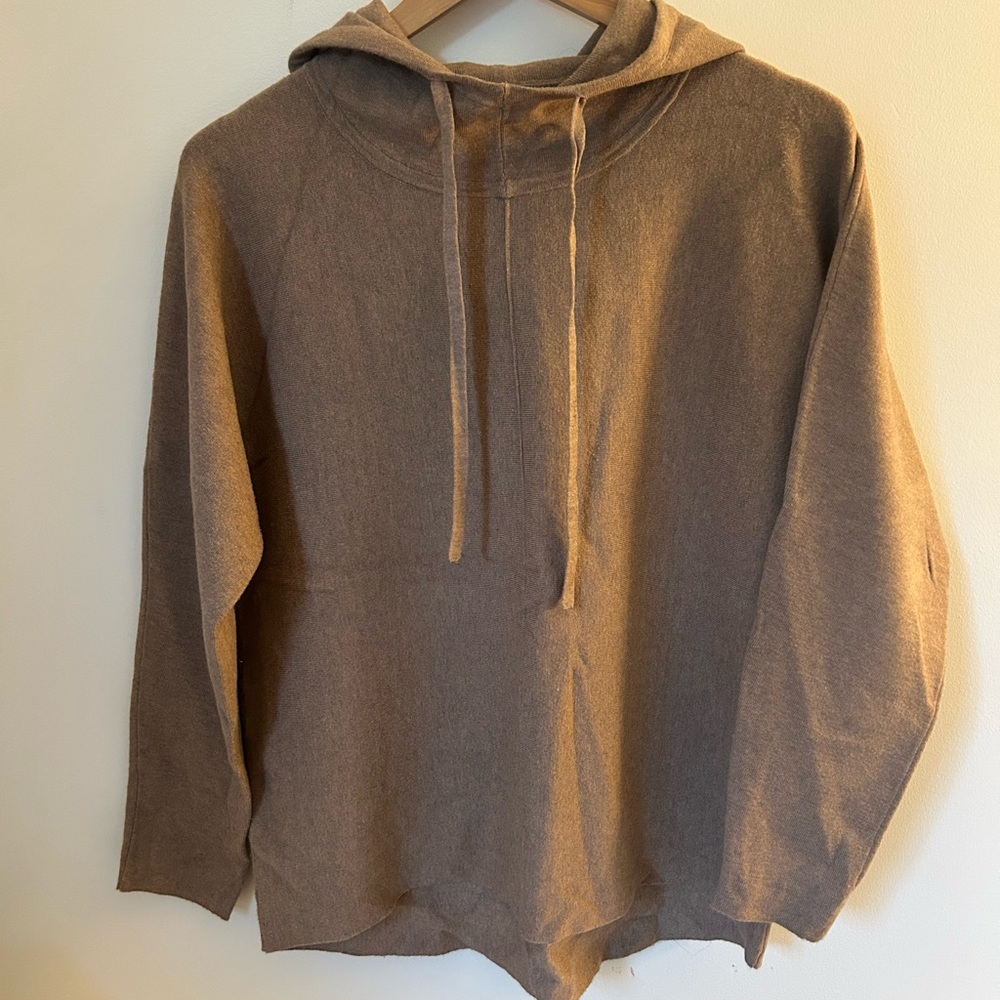 Quince Eco-Knit Milano Stitch Pullover Hoodie, Medium